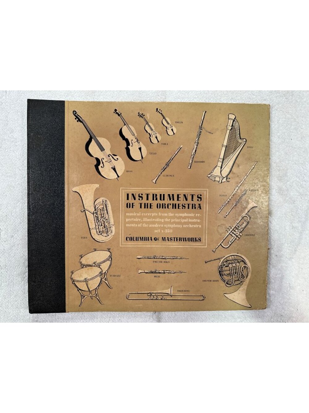 Instruments Of The Orchestra Columbia Masterworks Set X-250 1940s LP Vinyl